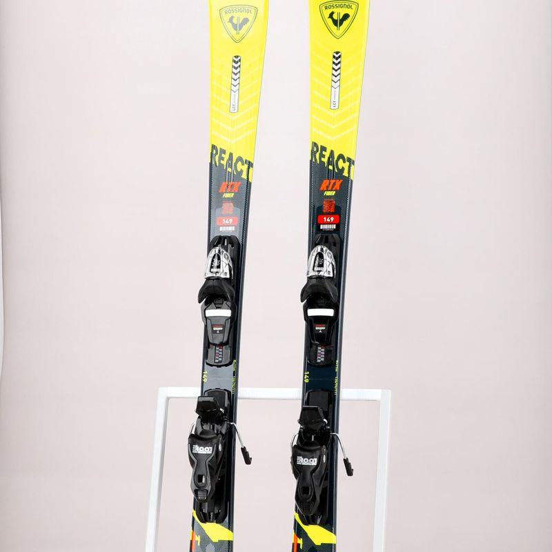 Sjezdové lyže Rossignol React RTX + Xpress 10 GW yellow/black 13