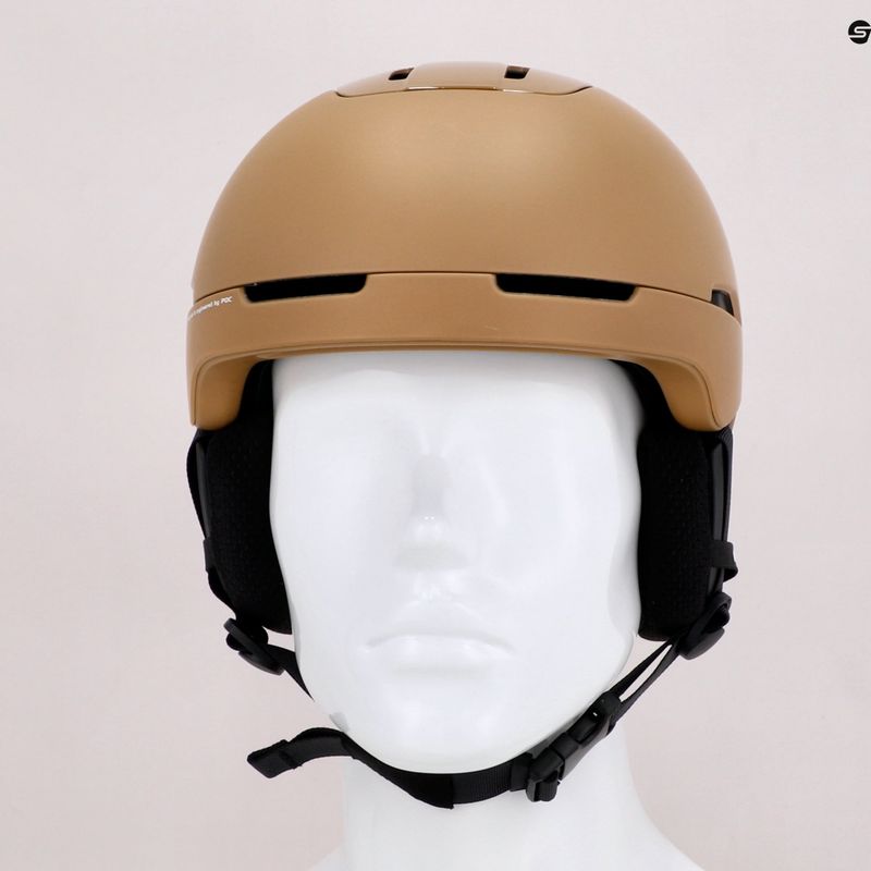 Lyžařská helma POC Obex MIPS aragonite brown matte 9