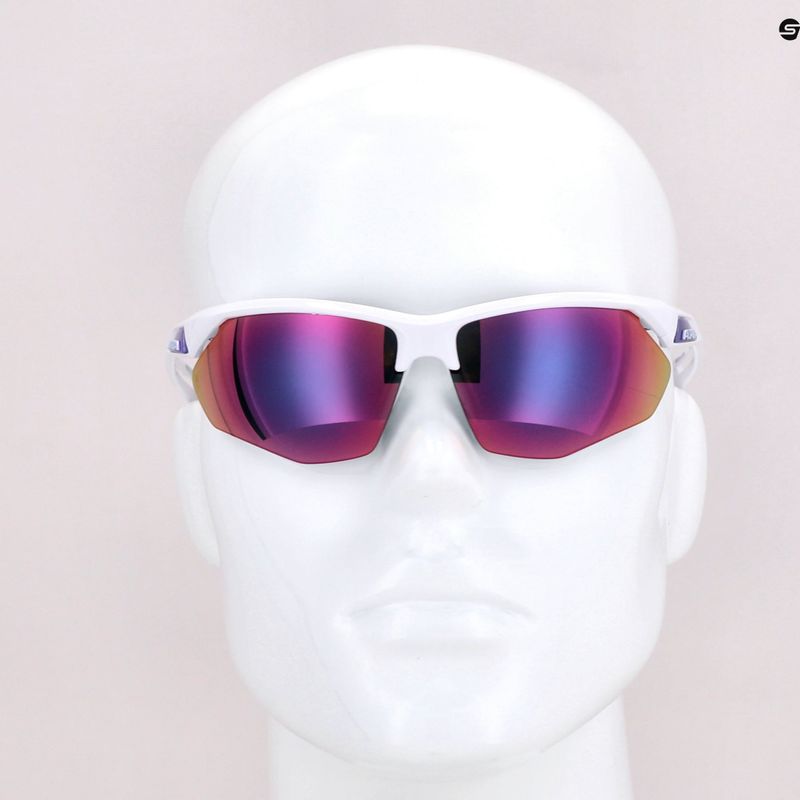 Brýle na kolo Alpina Defey HR white/purple/purple mirror 7