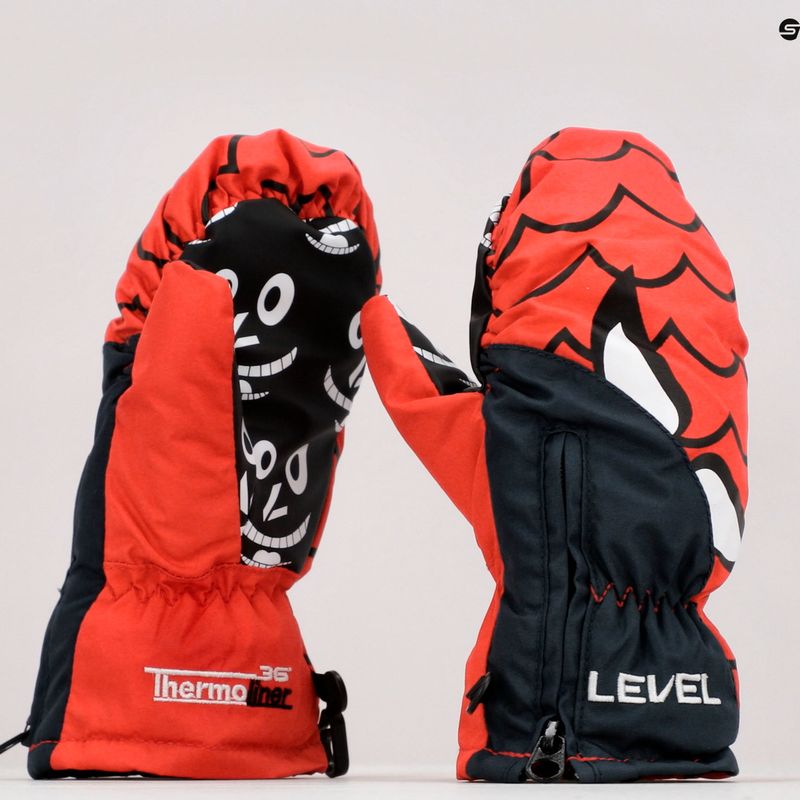 Dětské lyžařské rukavice Level Lucky Mitt červené 4146JM.20 10