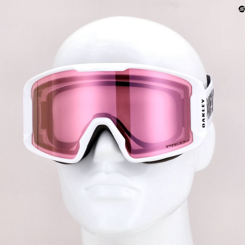 Lyžařské brýle Oakley Line Miner M bílé OO7093-34 5