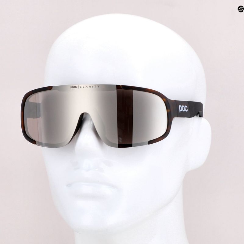 Brýle na kolo POC Aspire tortoise brown/violet/silver mirror 7