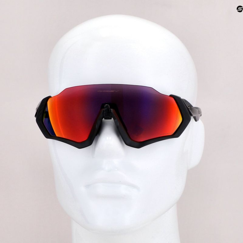 Cyklistické brýle Oakley Flight Jacket černo-fialové 0OO9401 7