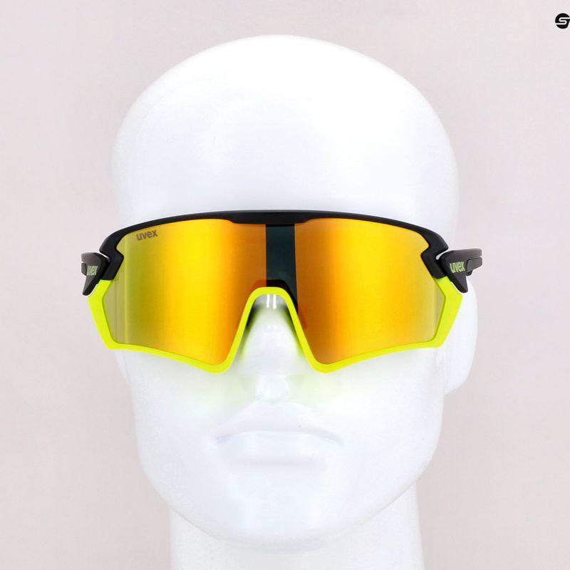 Cyklistické brýle UVEX Sportstyle 231 černo-zelené S5320652616 7