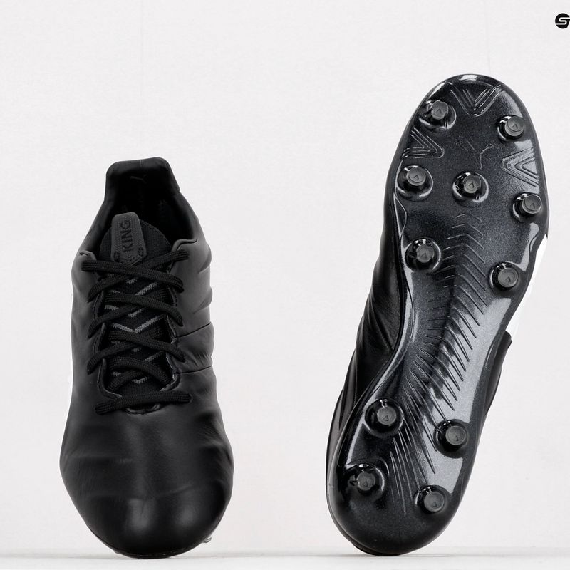 Pánské kopačky PUMA King Platinum 21 FG/AG černobílé 106478 01 10