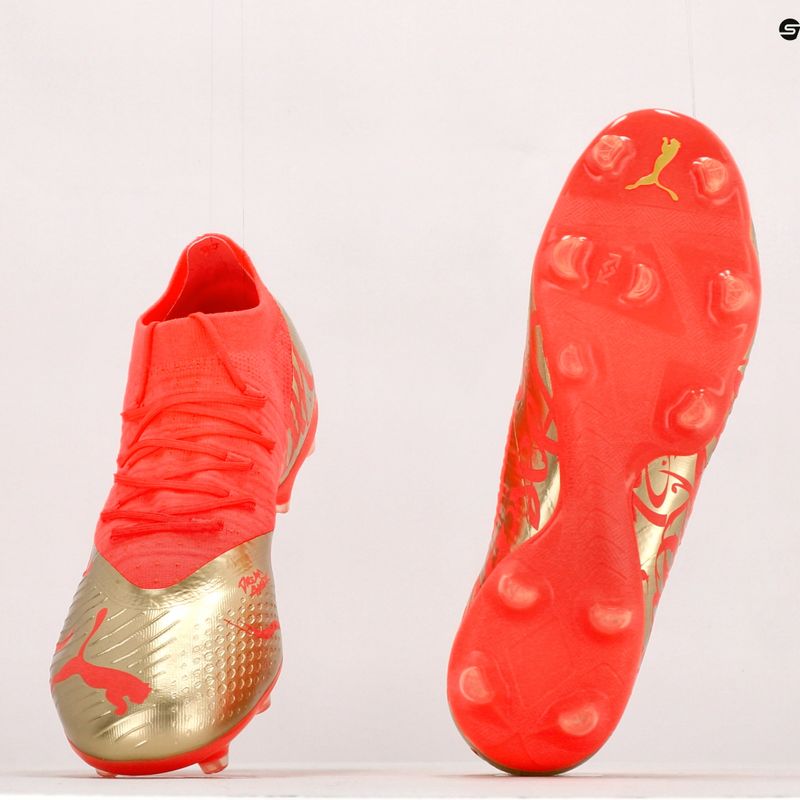 Dětské kopačky PUMA Future Z 3.4 Neymar Jr. FG/AG orange/gold 107107 01 13