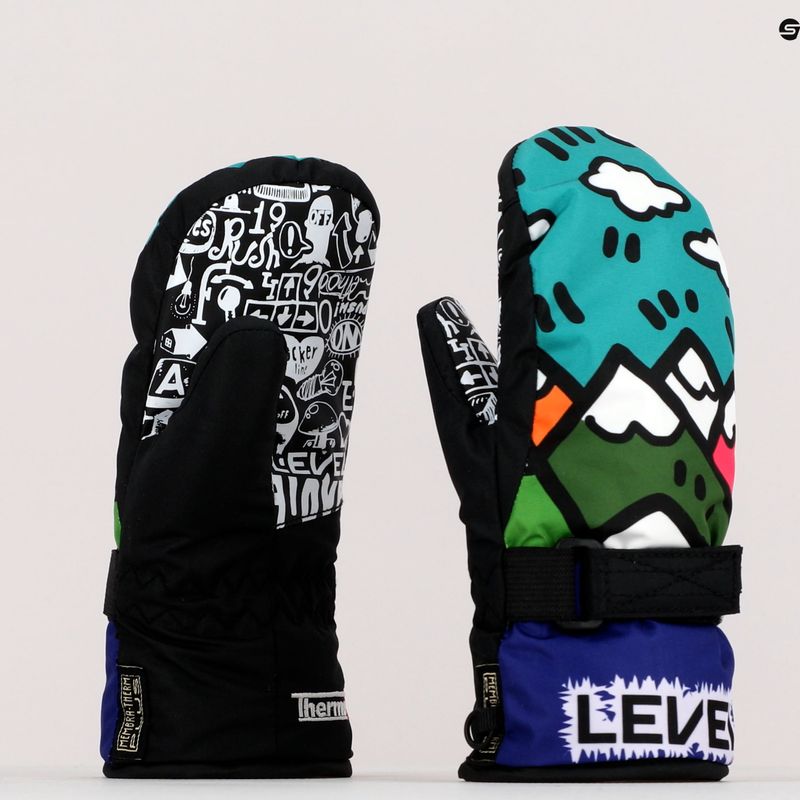 Dětské lyžařské rukavice Level Junior Mitt fialové 4152JM 11