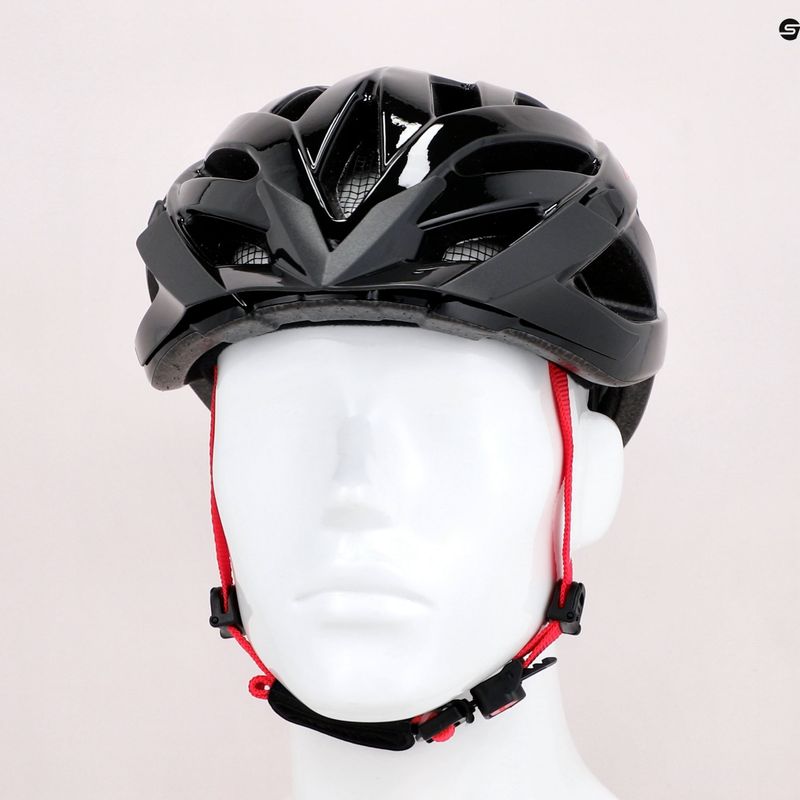 Cyklistická přilba Alpina Panoma 2.0 black/red gloss 9