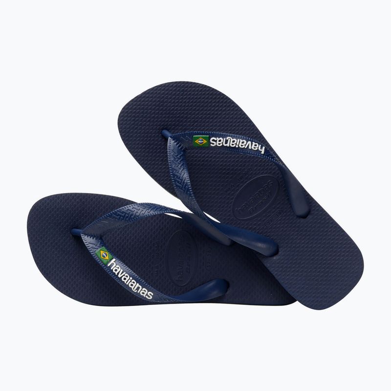 Žabky Havaianas Brasil Logo navy blue H4110850 11