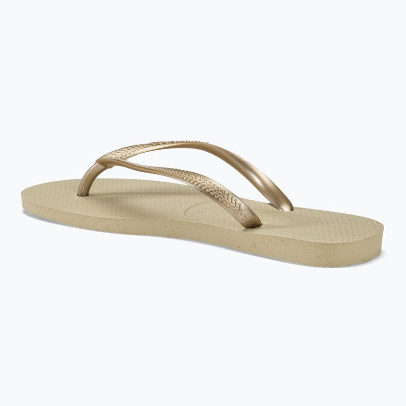 Dámské žabky Havaianas Slim sand grey / light golden 3