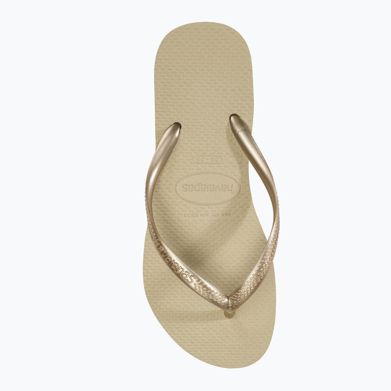 Dámské žabky Havaianas Slim sand grey / light golden 5