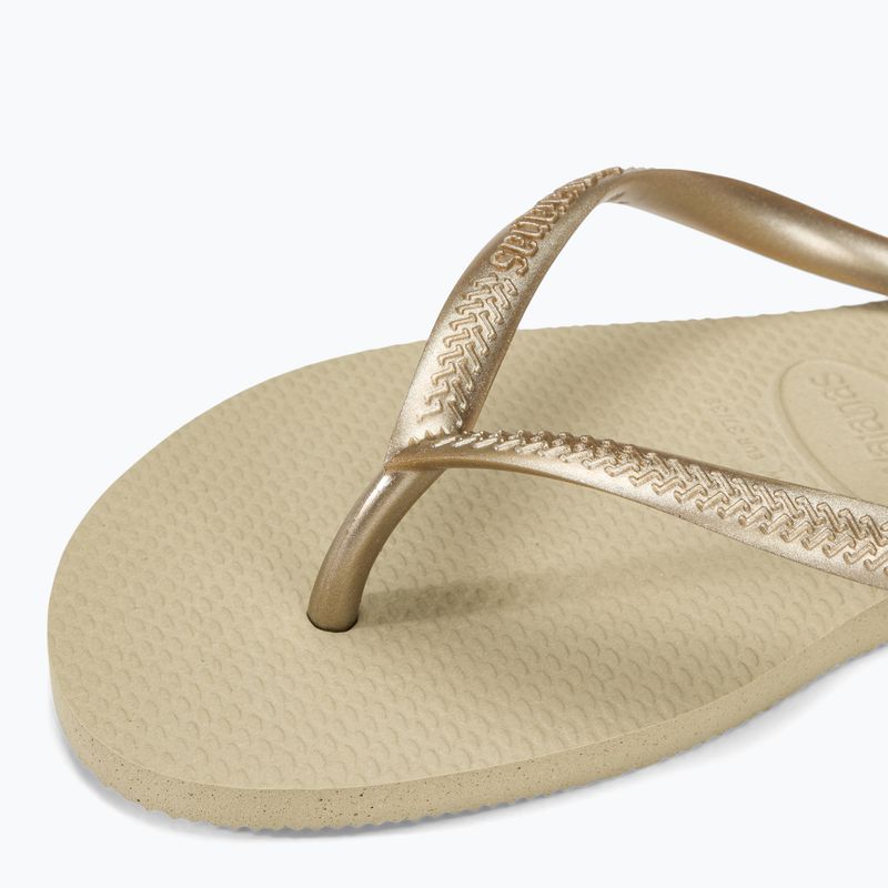 Dámské žabky Havaianas Slim sand grey / light golden 7