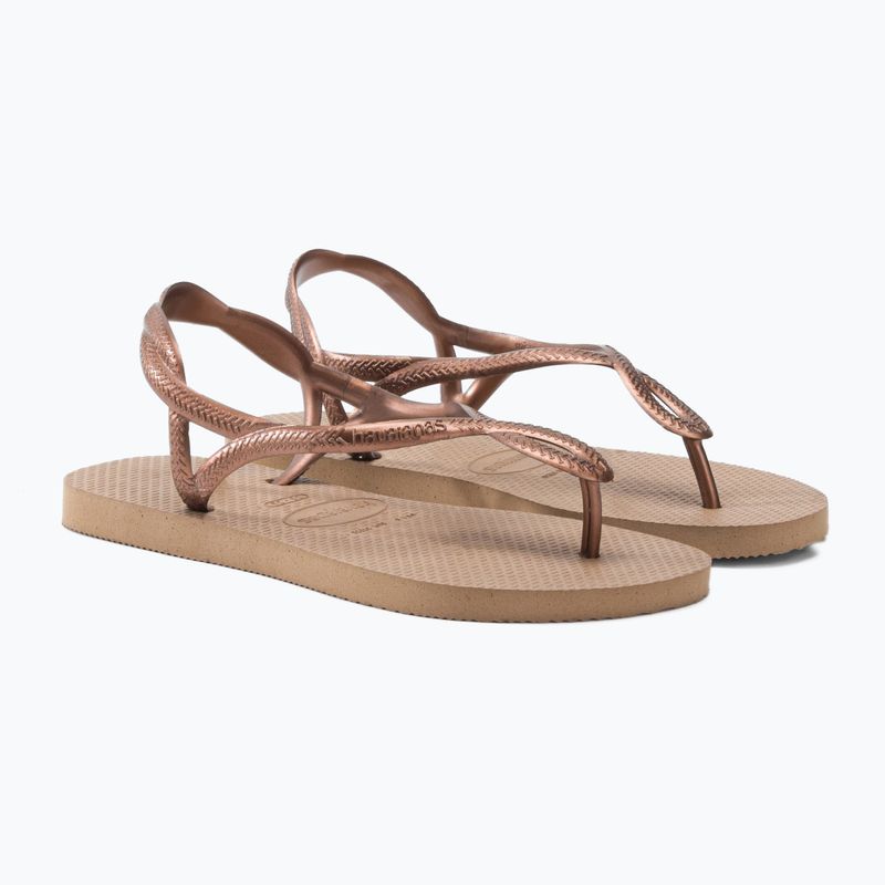 Dámské žabky Havaianas Luna beige H4129697 5