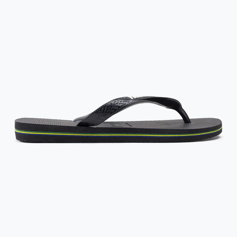 Žabky Havaianas Brasil Logo černé H4110850 2