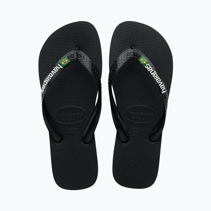 Žabky Havaianas Brasil Logo černé H4110850 10