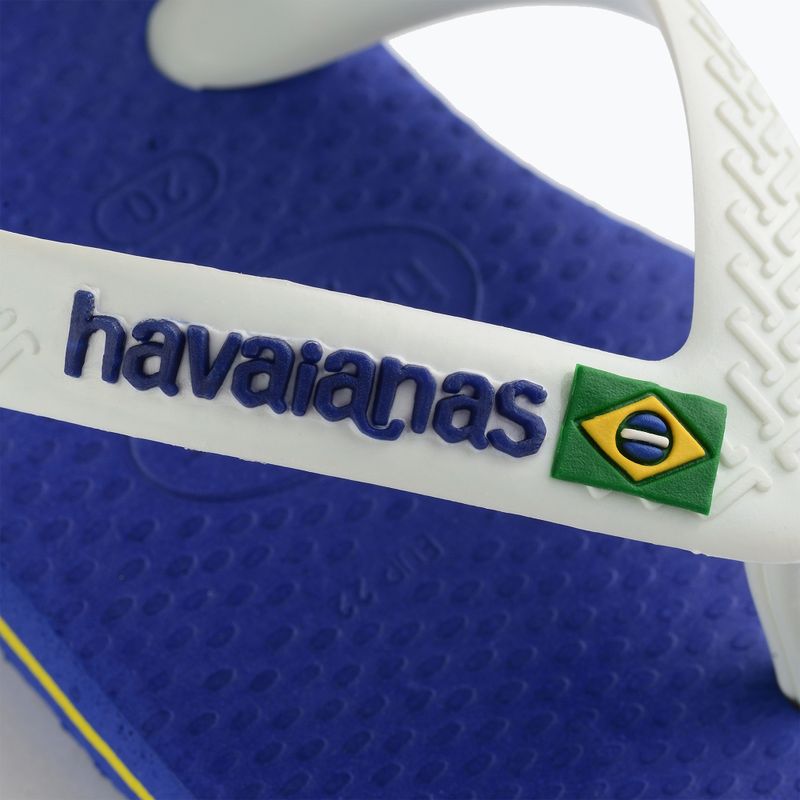 Dětské sandály Havaianas Baby Brasil Logo II námořní modrá 9