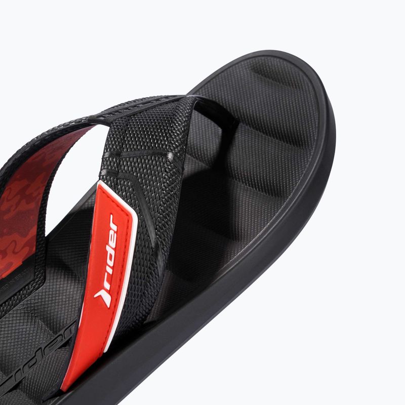 Pánské žabky RIDER Free Mix Thong black/red 12