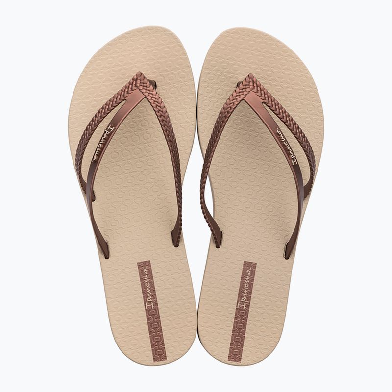 Dámské žabky Ipanema Bossa beige/copper 2