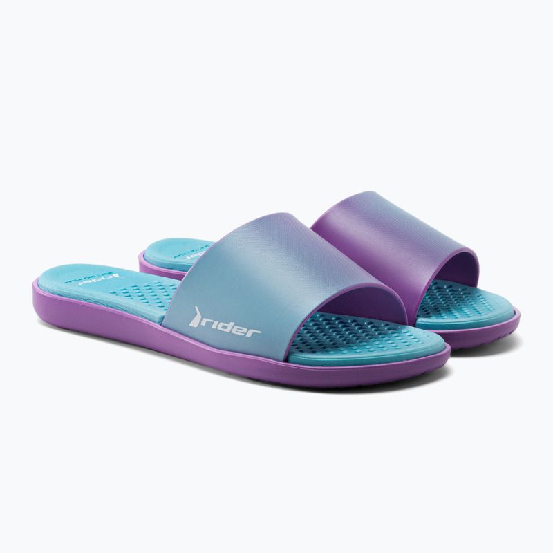 Dámské žabky RIDER Splash III Slide blue-purple 83171 5