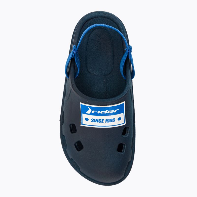 RIDER Drip Babuch Ki modré dětské sandály 6