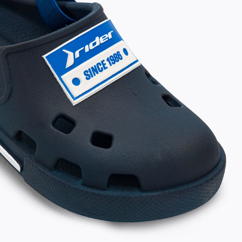 RIDER Drip Babuch Ki modré dětské sandály 7