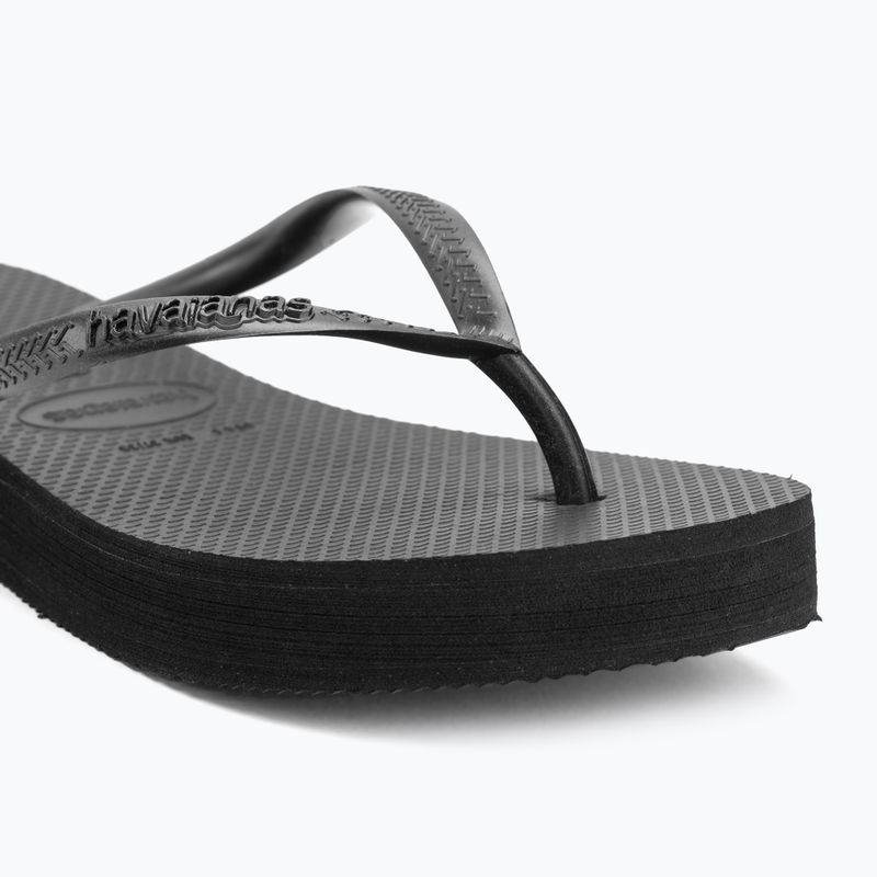 Dámské žabky Havaianas Slim Platform black 7