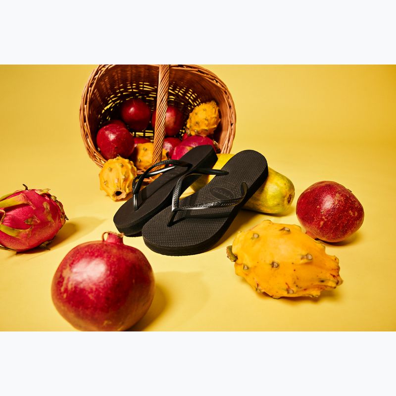 Dámské žabky Havaianas Slim Platform black 7