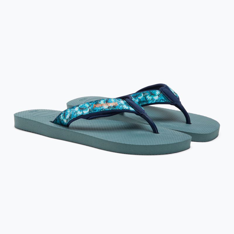 Pánské žabky Havaianas Surf Material silver/blue 4