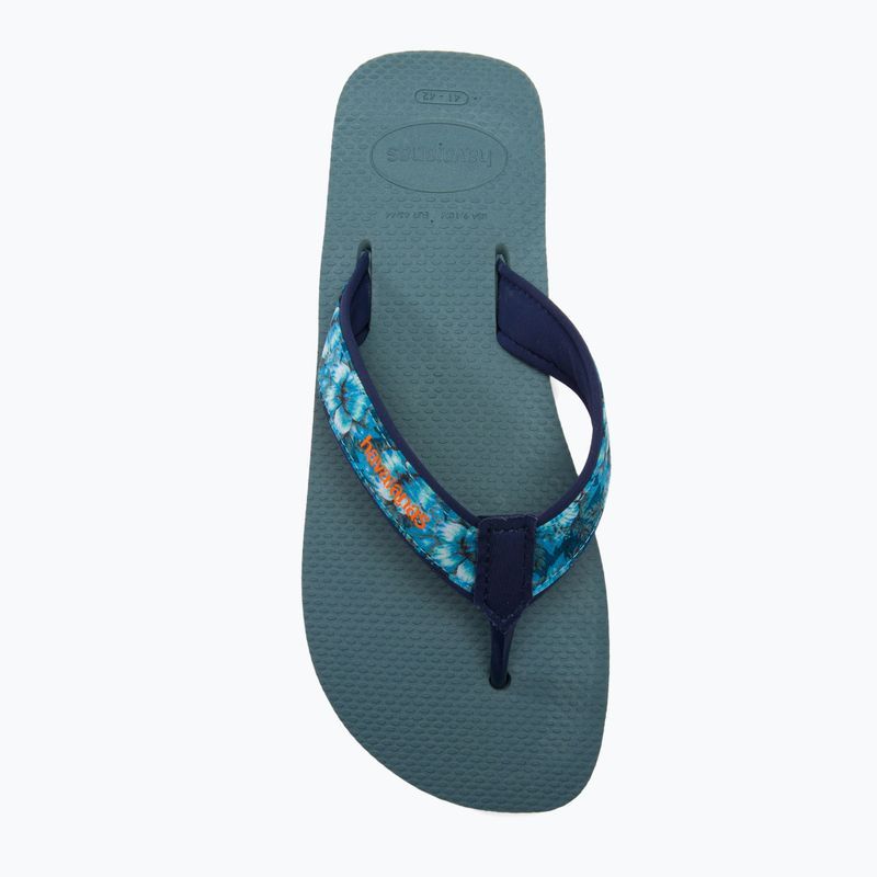 Pánské žabky Havaianas Surf Material silver/blue 6