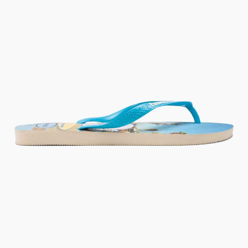 Pánské žabky Havaianas Top Street white/blue 2