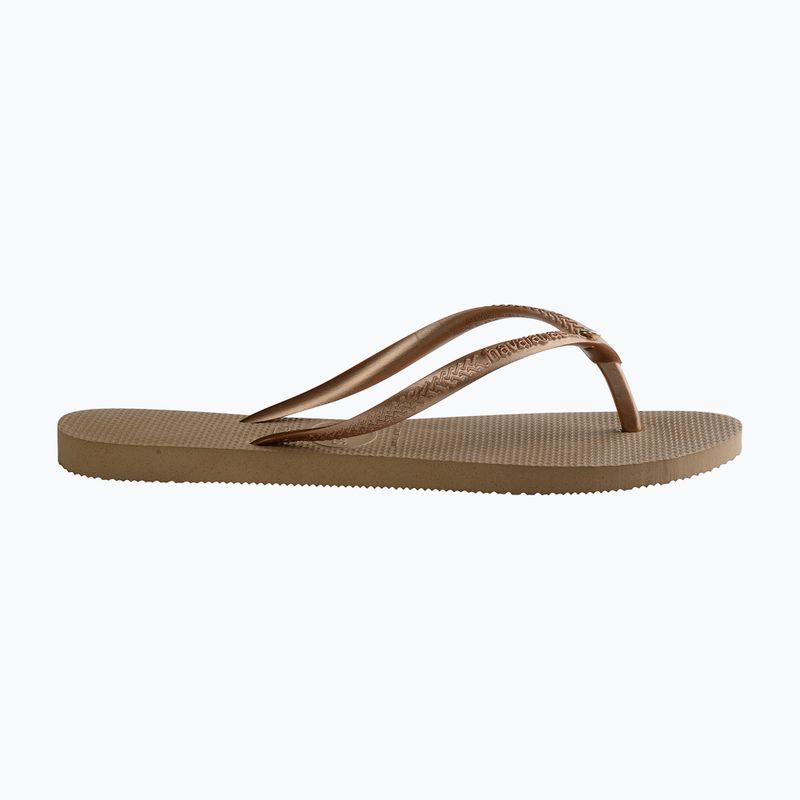 Dámské žabky Havaianas Slim Crystal Sw II rode gold 10