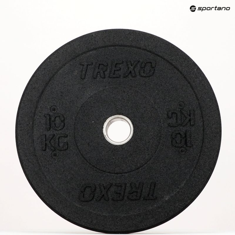 Olympijské závaží bumper XTREXO TRX-BMP010 10 kg černé 12
