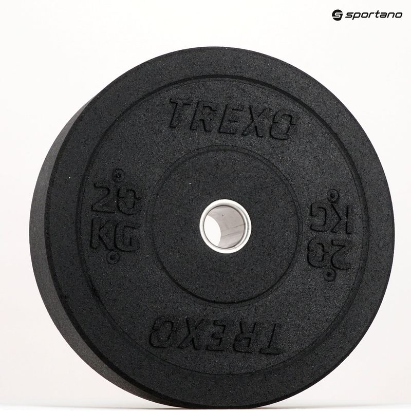 Olympijské závaží bumper TREXO TRX-BMP020 20 kg černé 13