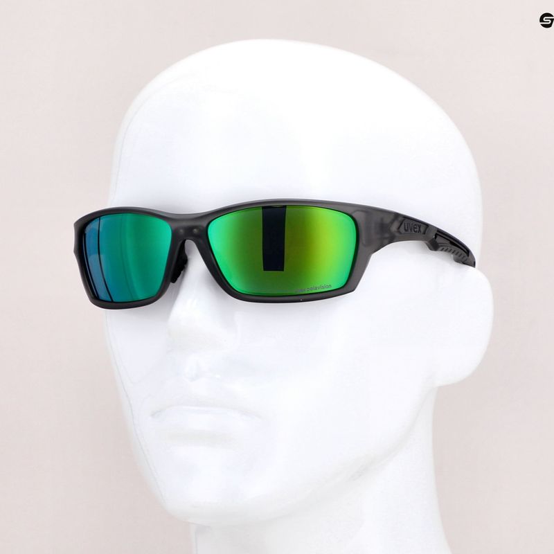 Cyklistické brýle UVEX Sportstyle 232 P šedé S5330025170 6