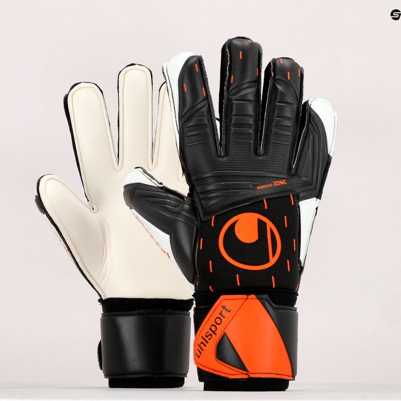 Brankářské rukavice uhlsport Speed Contact Supersoft černo-bílé 101126601 9