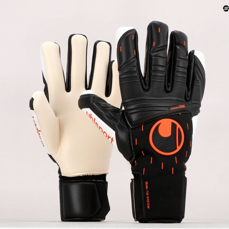 Brankářské rukavice uhlsport Speed Contact Absolutgrip Hn černo-bílé 101126401 9