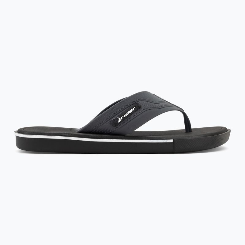 Pánské žabky RIDER Spin Thong Ad black/grey/black 2