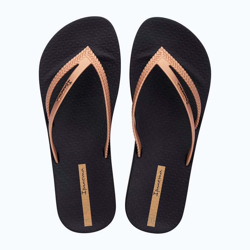 Dámské žabky Ipanema Bossa Soft V black/gold 2
