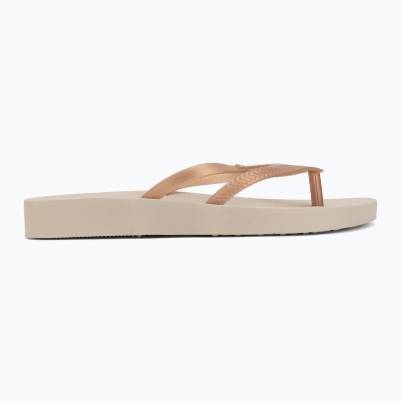 Dámské žabky Ipanema Bossa Soft V beige/gold 2