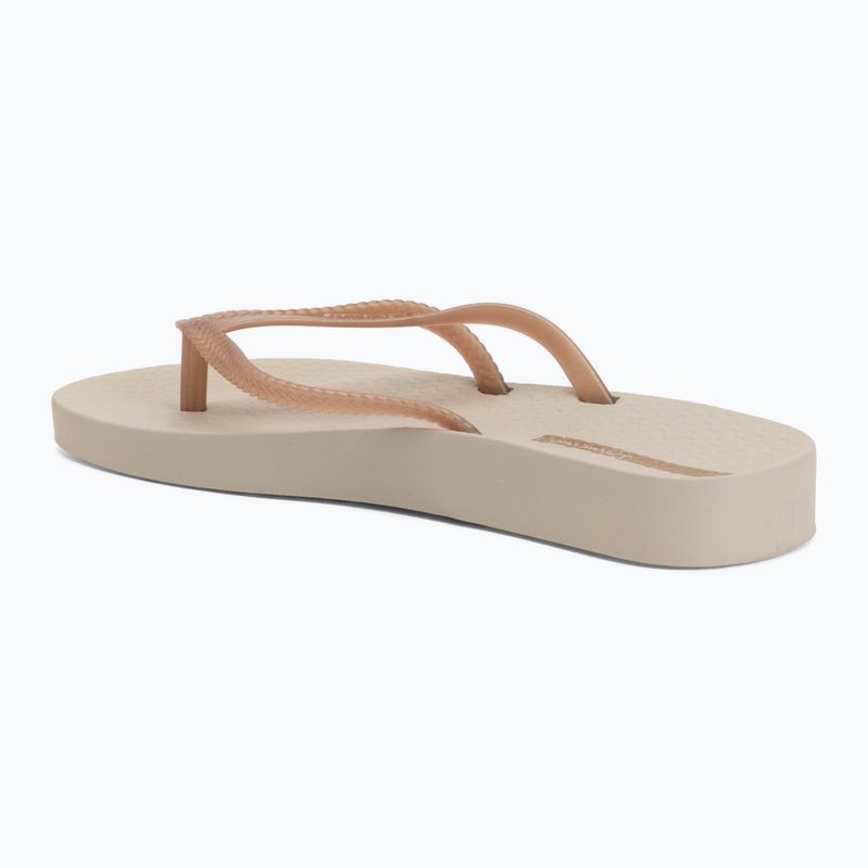 Dámské žabky Ipanema Bossa Soft V beige/gold 3