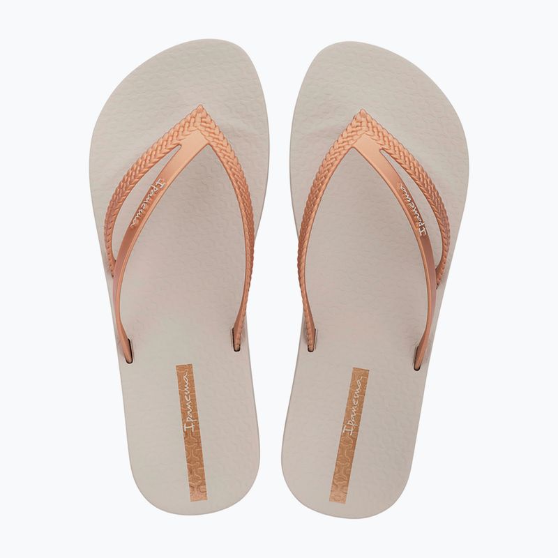 Dámské žabky Ipanema Bossa Soft V beige/gold 2