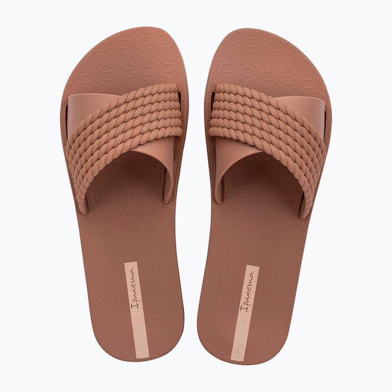 Dámské pantofle Ipanema Street II brown/brown/beige 2