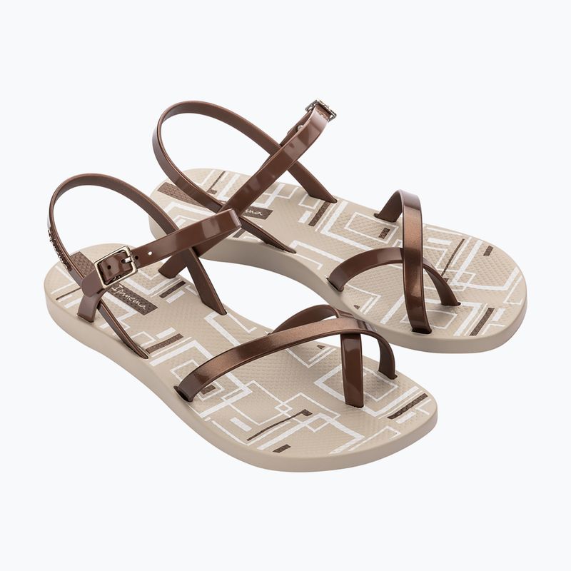 Dámské sandály Ipanema Fashion Sand VIII Beige/Metallic Pink 2