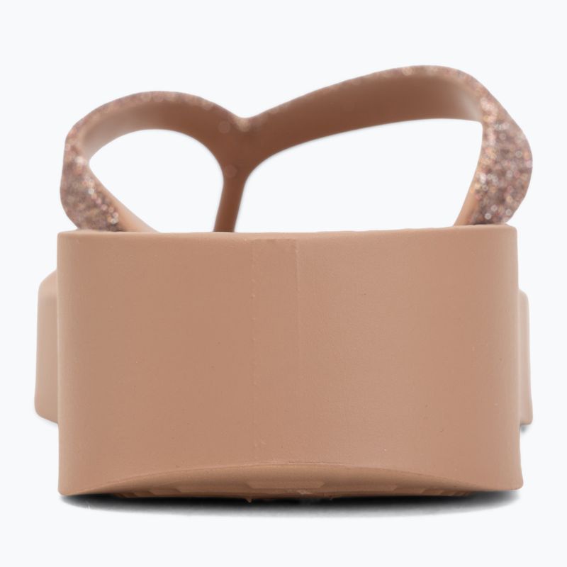 Dámské žabky Ipanema Mesh Chic Plat brown/glitter 6