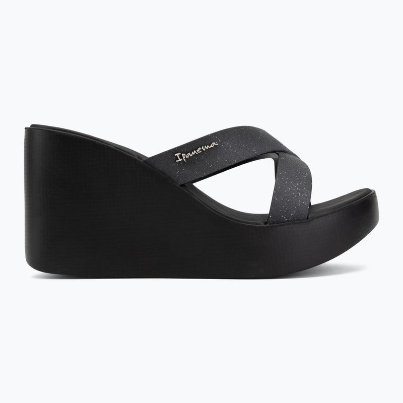 Dámské pantofle Ipanema High Fashion II Slide black/glitter/beige 2