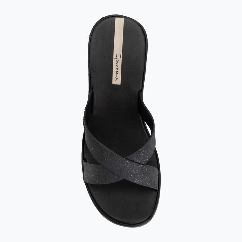 Dámské pantofle Ipanema High Fashion II Slide black/glitter/beige 5