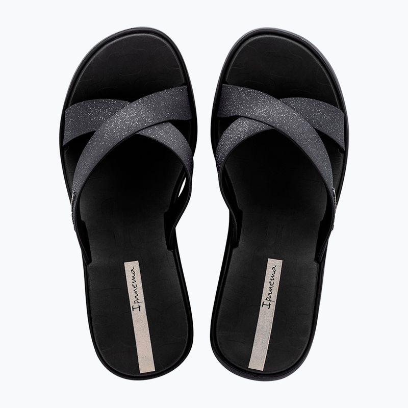 Dámské pantofle Ipanema High Fashion II Slide black/glitter/beige 2