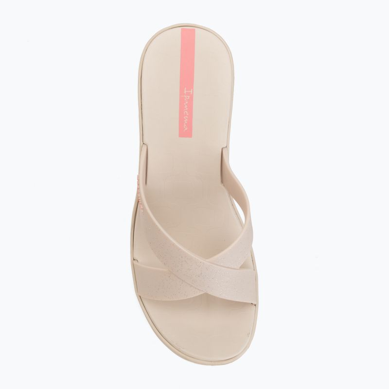 Dámské pantofle Ipanema High Fashion II Slide beige/glitter/pink 5