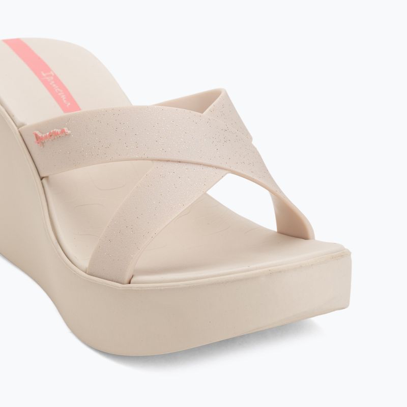 Dámské pantofle Ipanema High Fashion II Slide beige/glitter/pink 7