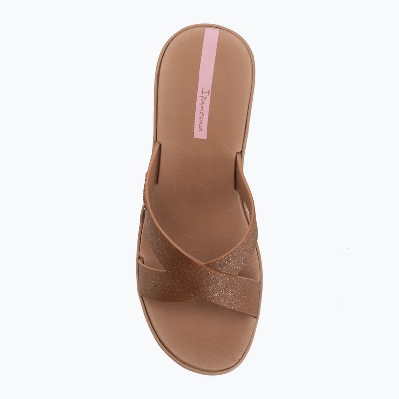 Dámské pantofle Ipanema High Fashion II Slide brown/glitter/pink 5